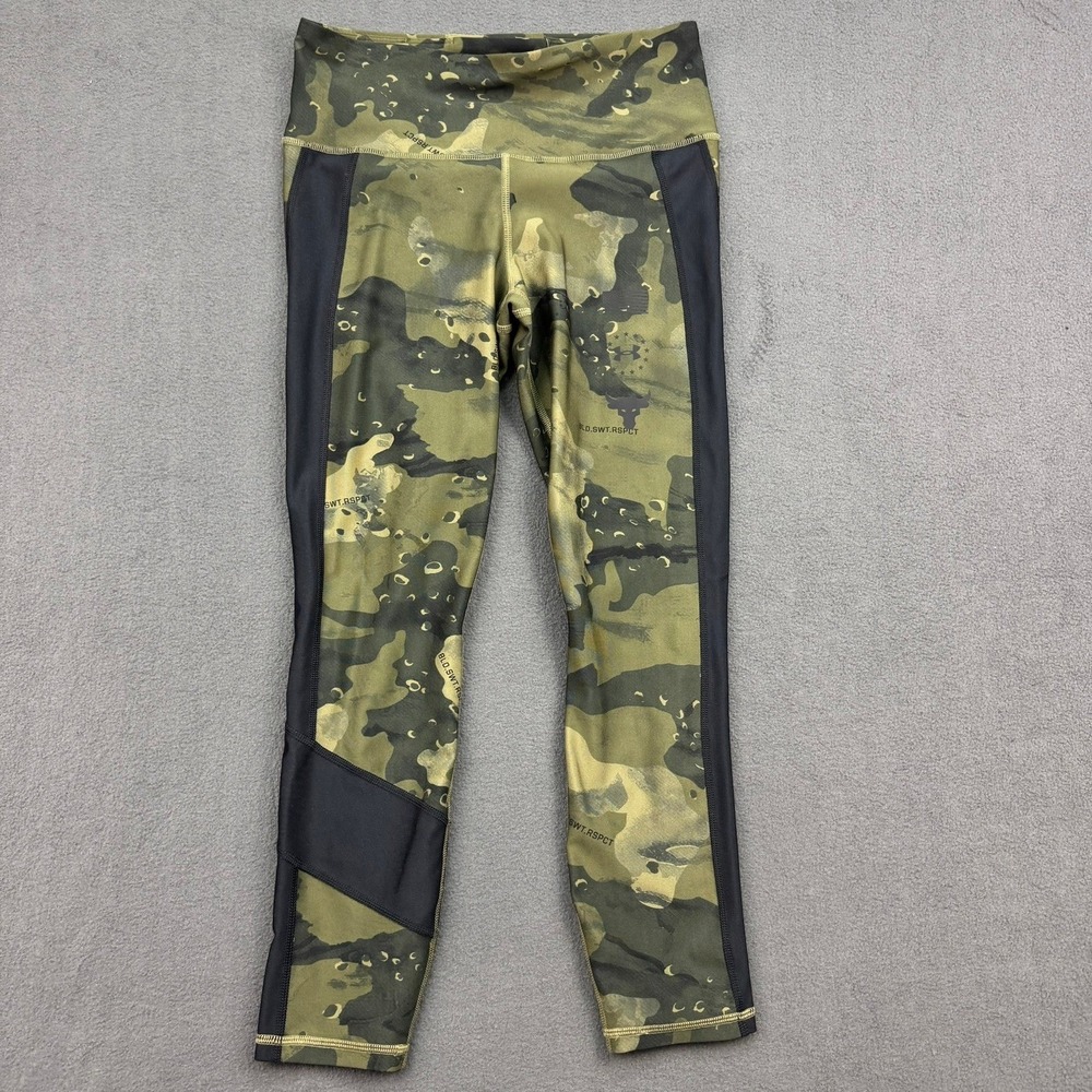 Under Armour HeatGear Camo Compression Leggings Women's Medium Activewear